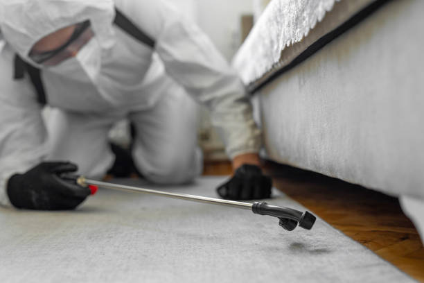 Professional Mosquito Control technician working in West Siloam Springs, OK